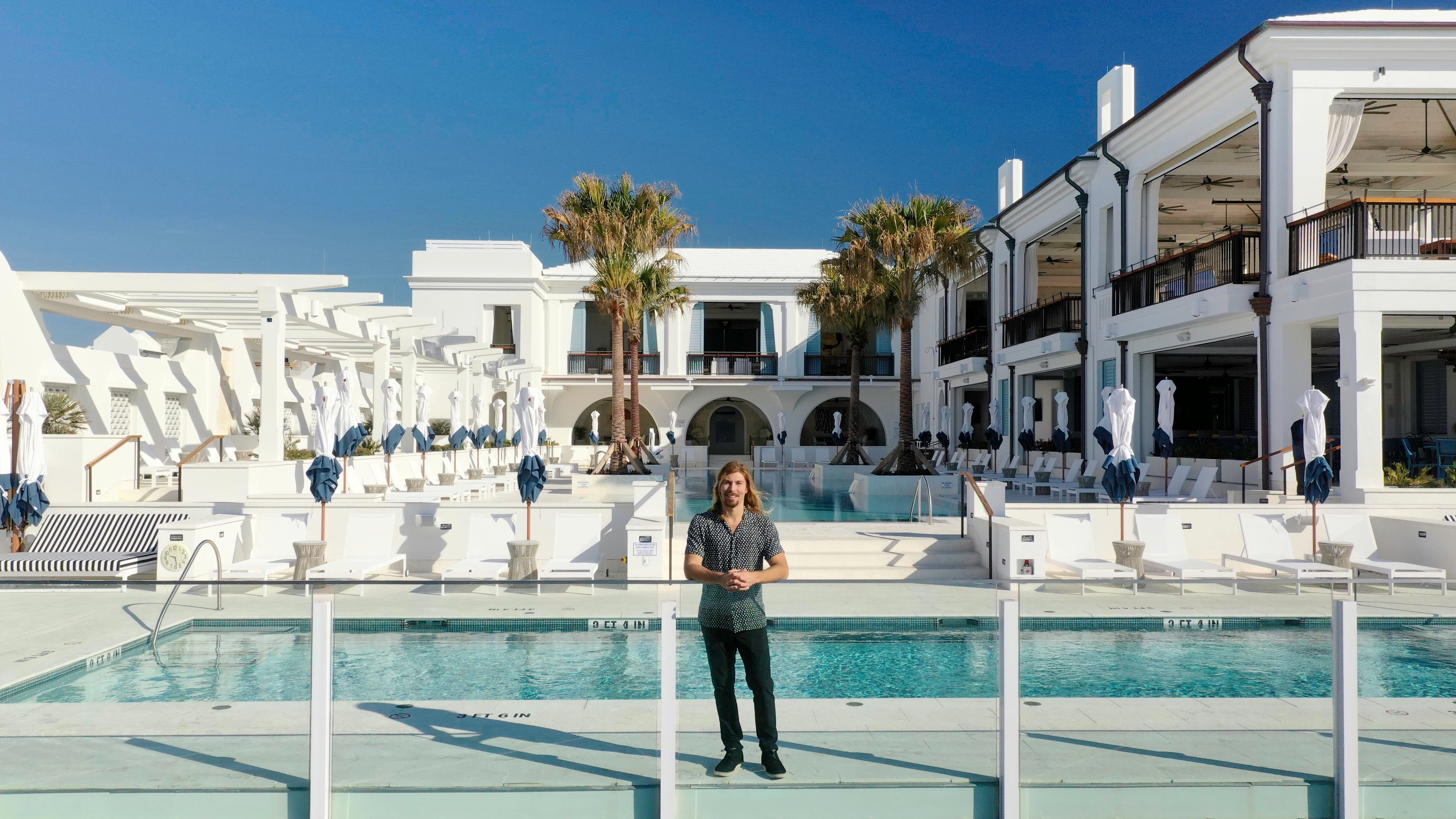 What is it like inside the stunning Beach Club at Alys Beach on 30a?